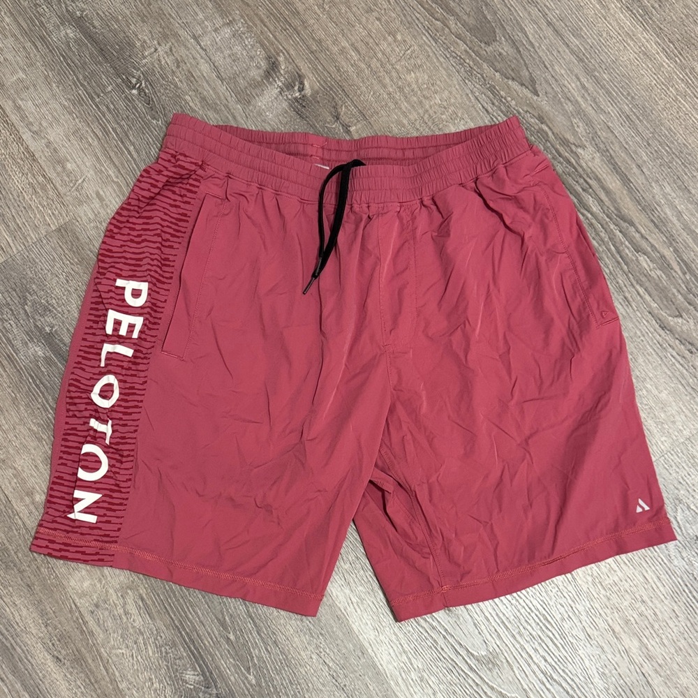 RHONE Peloton Men's Trunk Lined Brick Red Athletic Shorts XL